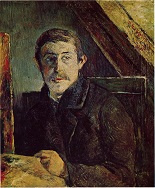 Поль Гоген Автопортрет в Лезавенне-1888